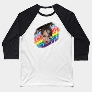 Progress Pride Rainbow Baseball T-Shirt